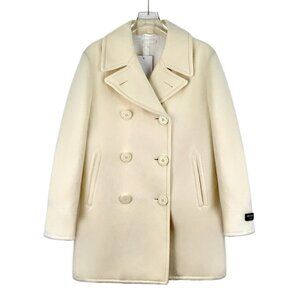 prada 2023 wool double-breasted long coat